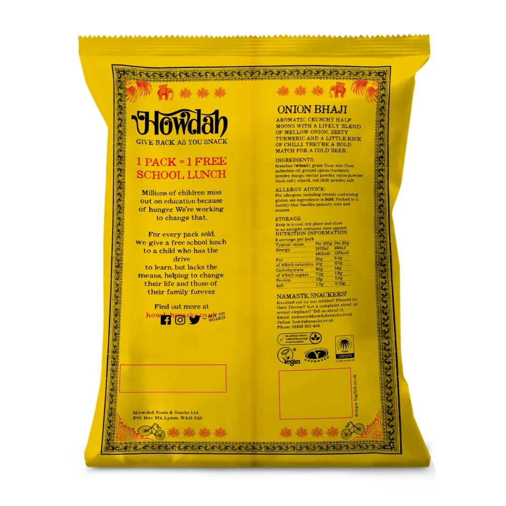 Howdah Onion Bhaji 6 x 135g