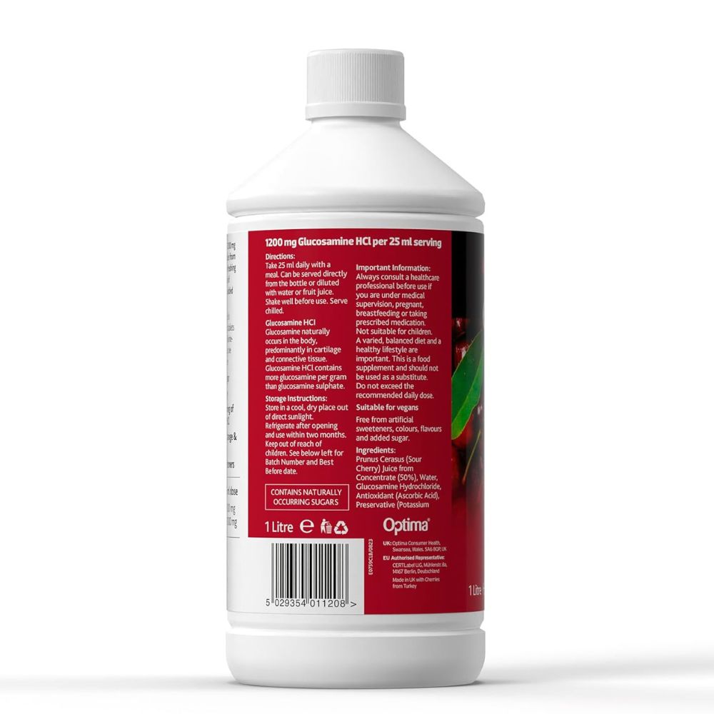Optima Glucosamine HCL Cherry No Added Sugar 1 Litre