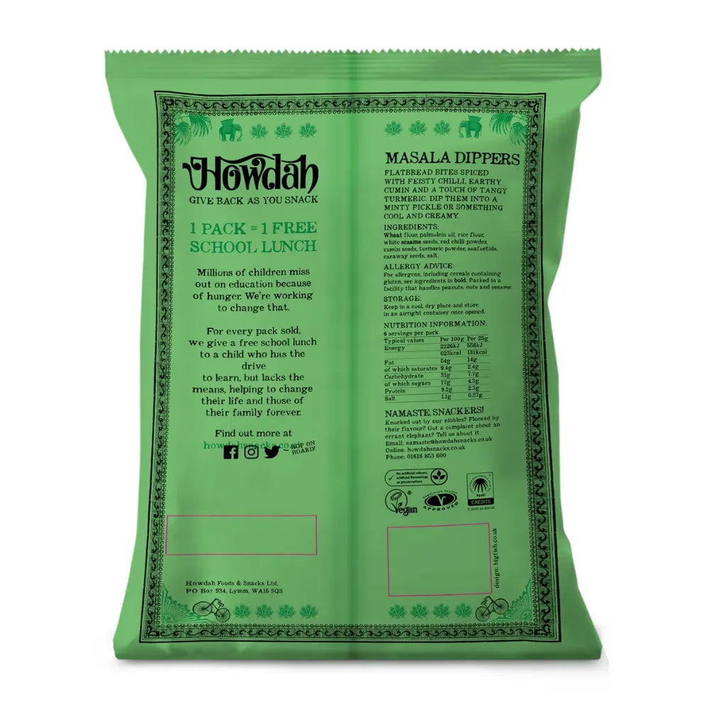 Howdah Masala Dippers 6 x 135g