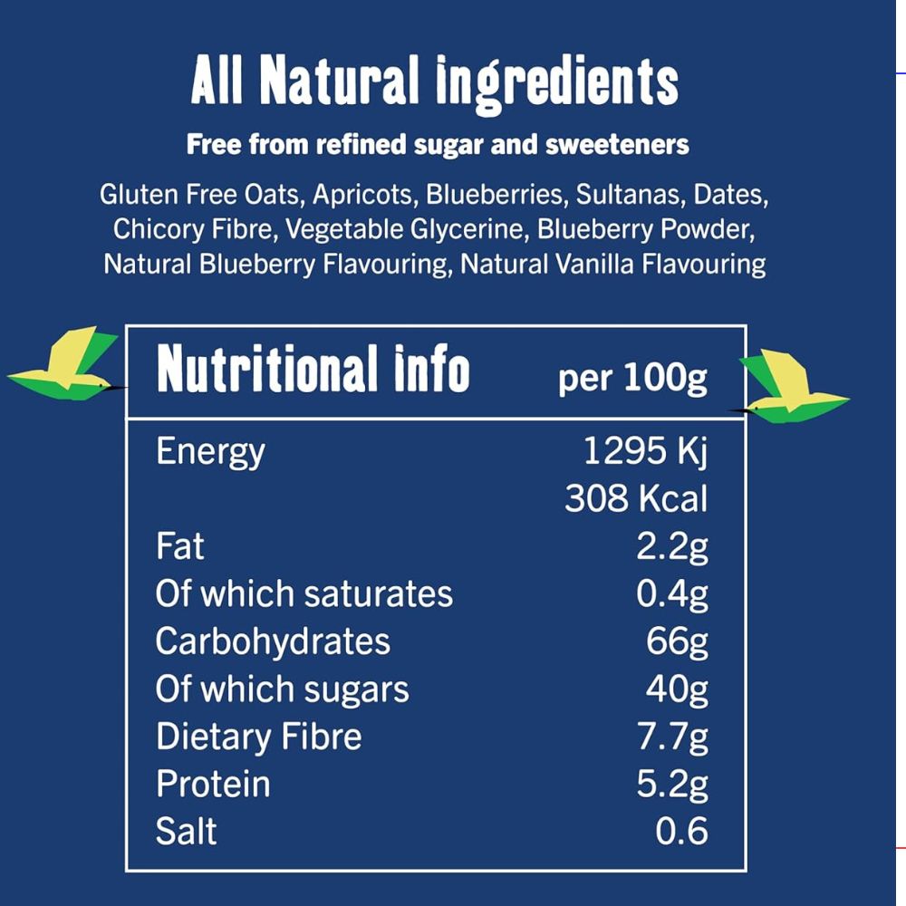 Creative Nature Blueberry Muffin Flapjack 20 x 30g