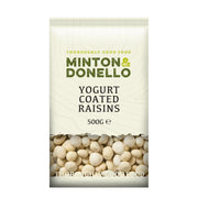 Minton & Donello Yoghurt Coated Raisins 6 x 500g