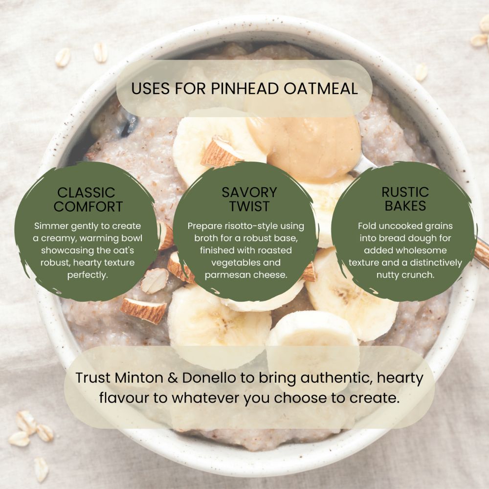 Minton & Donello Pinhead Oatmeal 6 x 1Kg