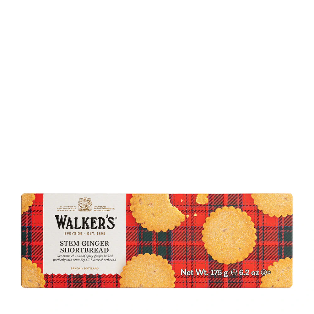 Walker's Shortbread Stem Ginger Shortbread 175g