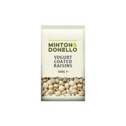 Minton & Donello Yoghurt Coated Raisins 6 x 500g