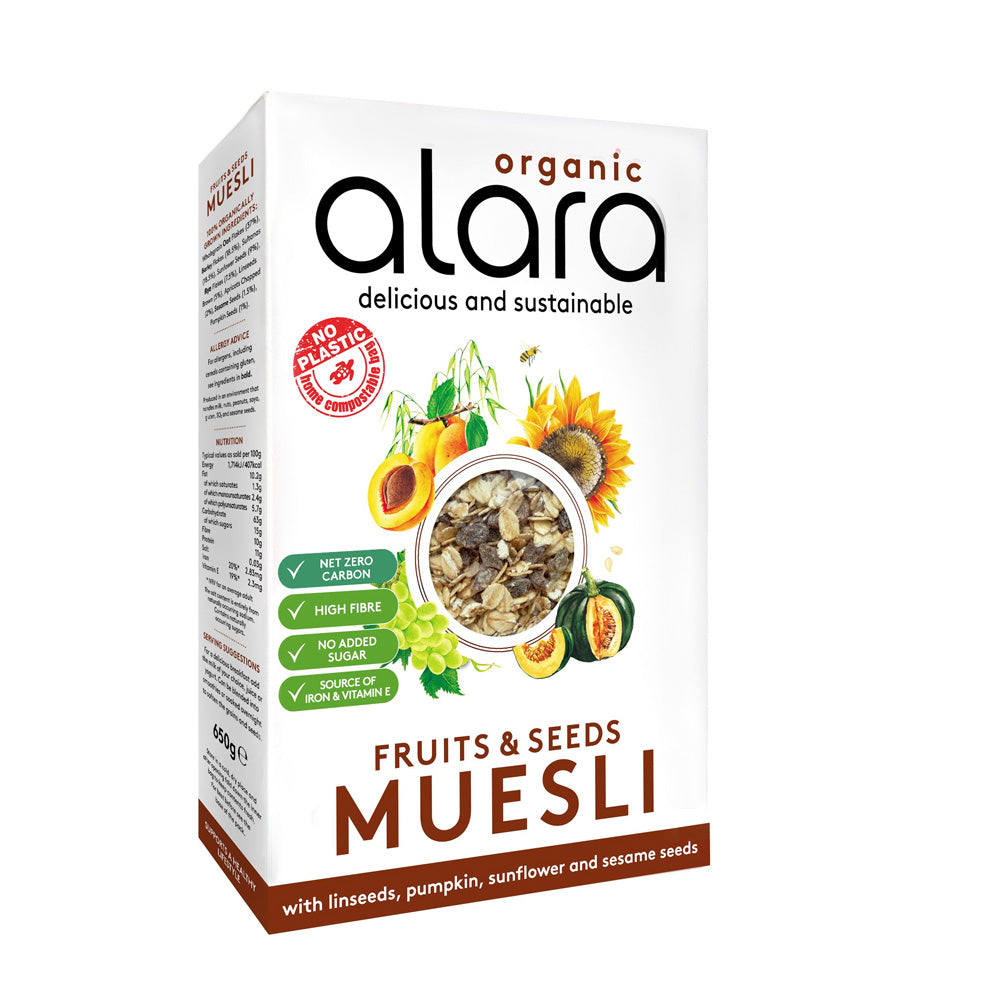 Alara Fruits and Seeds Organic Muesli 650g