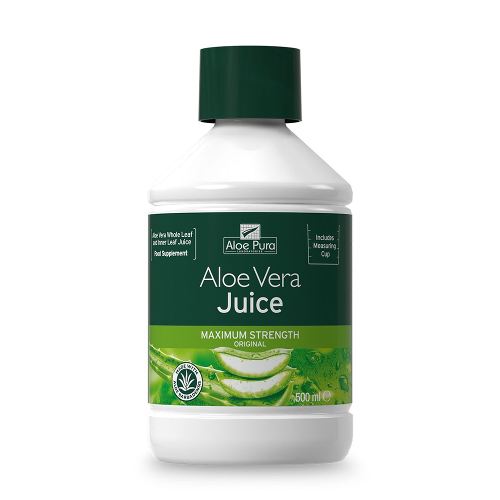 Aloe Pura Aloe Vera  Juice Max Charcoal Filtered 500ml