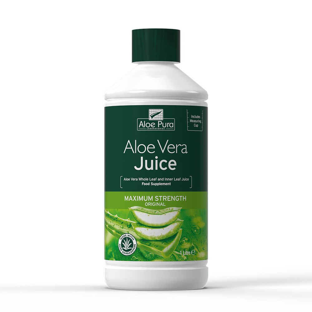 Aloe Pura Aloe Vera Juice Max Charcoal Filtered 1 Litre