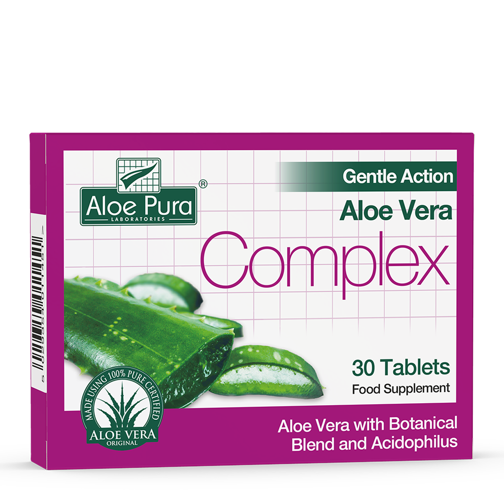 Aloe Pura Gentle Action Aloe Vera Complex 30 Capsules