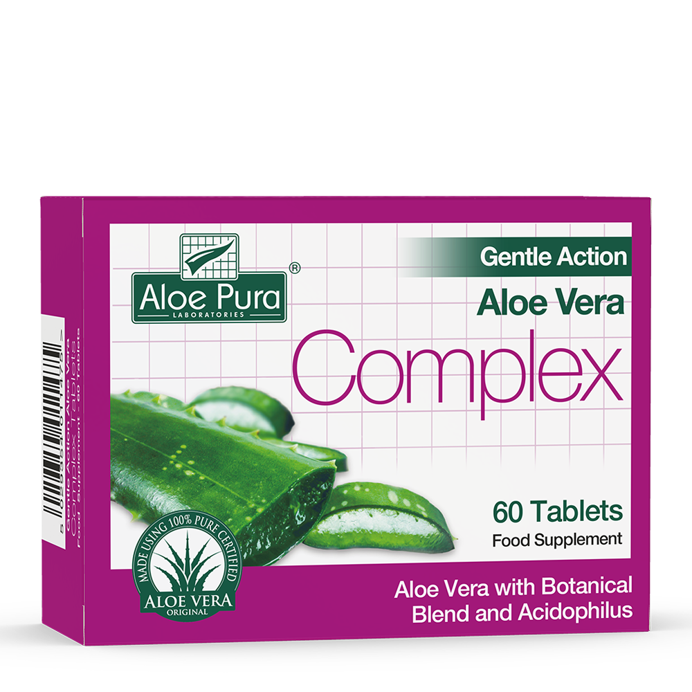 Aloe Pura Gentle Action Aloe Vera Complex 60 Capsules