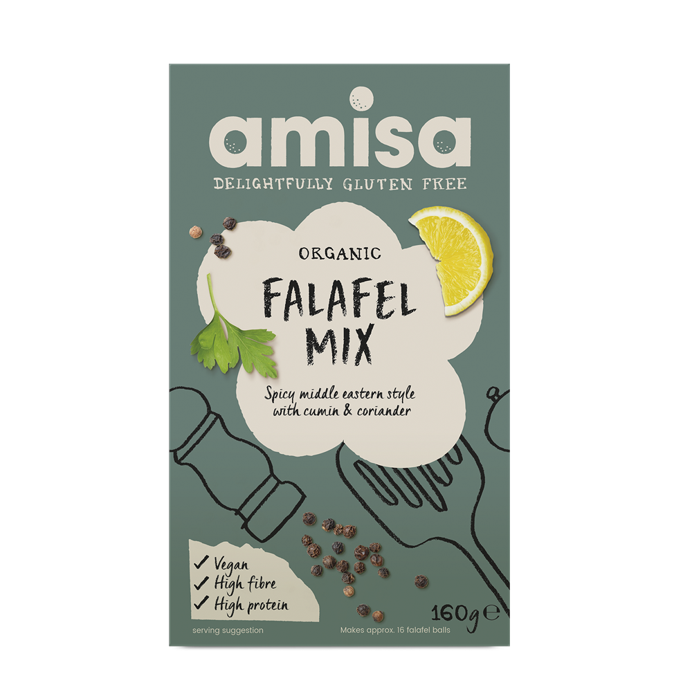 Amisa Organic Gluten Free Falafel Mix 160g