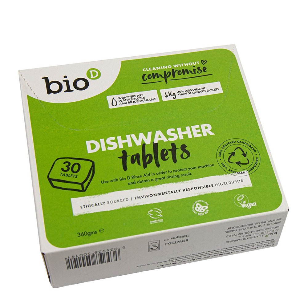 Bio-D Dishwasher Tablets 30 Tablets