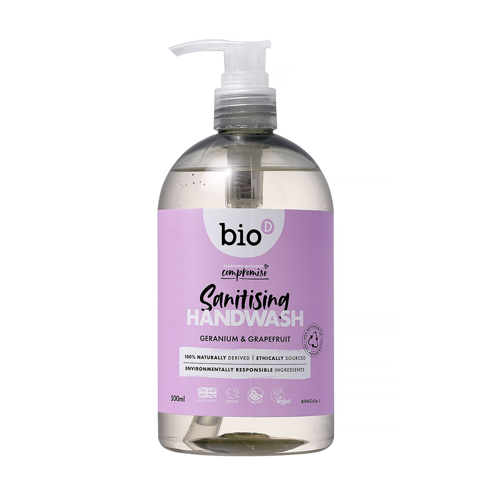 Bio-D Geranium and Grapefruit  Cleansing Hand Wash 500ml