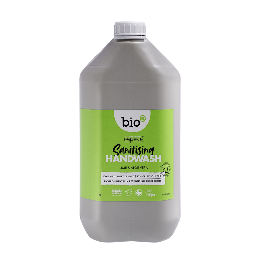 Bio-D Lime and Aloe Vera Cleansing Hand Wash 5 Litre