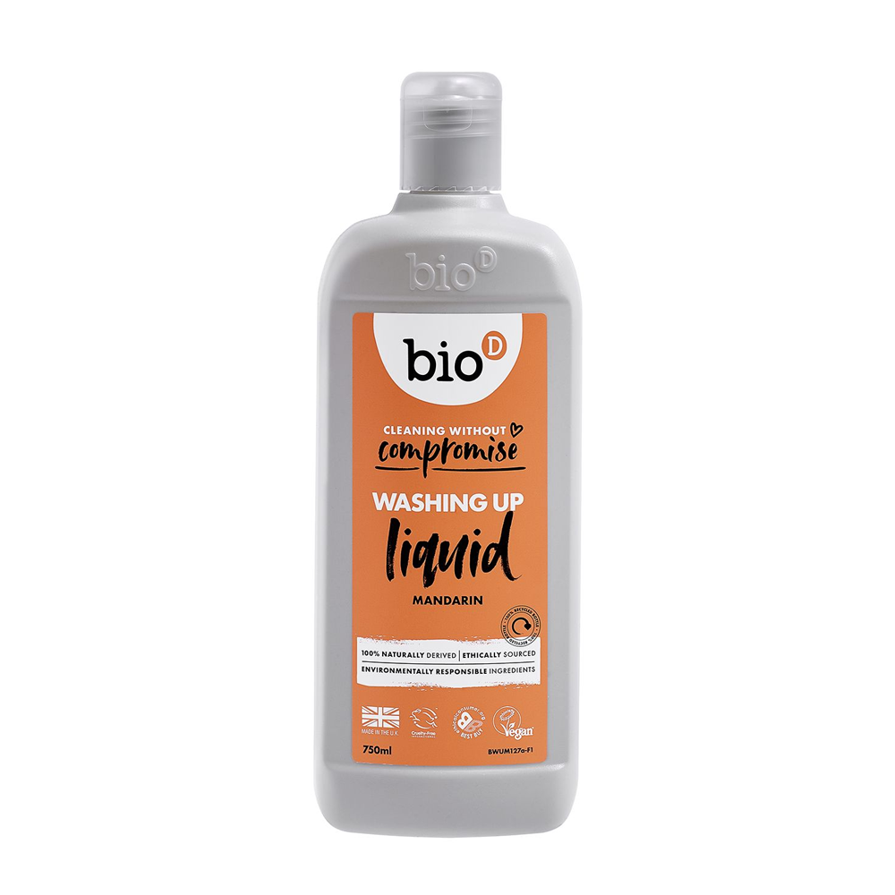 Bio-D Mandarin Washing Up Liquid 12 x 750ml