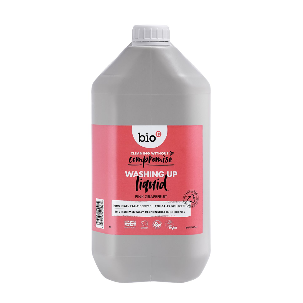 Bio-D Washing Up Liquid - Grapefruit 5 Litre