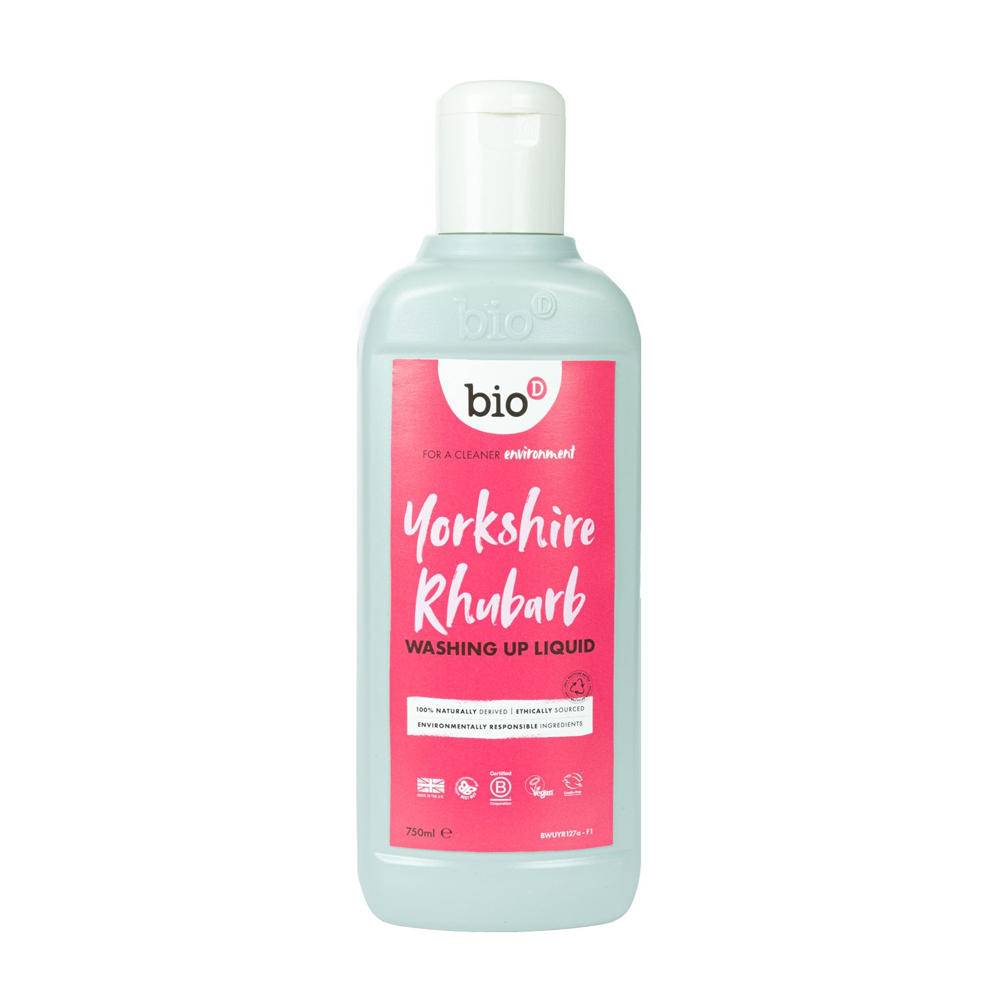 Bio-D York Rhubarb Washing Up Liquid 12 x 750ml
