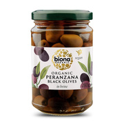 Biona Organic Black Whole Peranzana Olives in Brine 280g