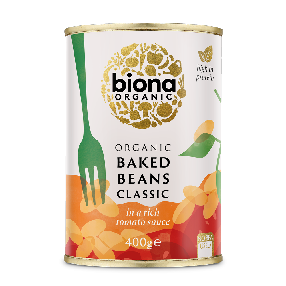 Biona Organic Baked Beans - Can 400g