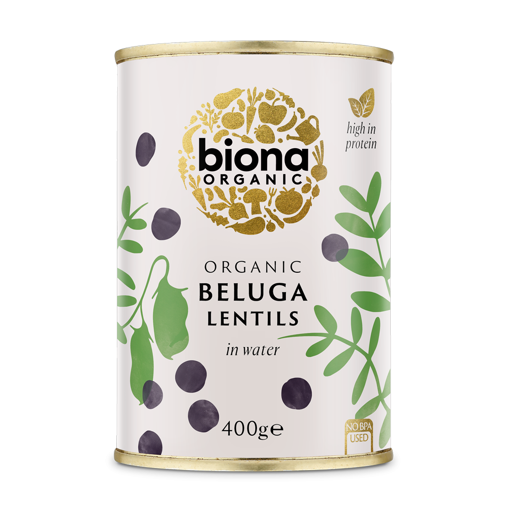 Biona Organic Beluga Lentils 400g