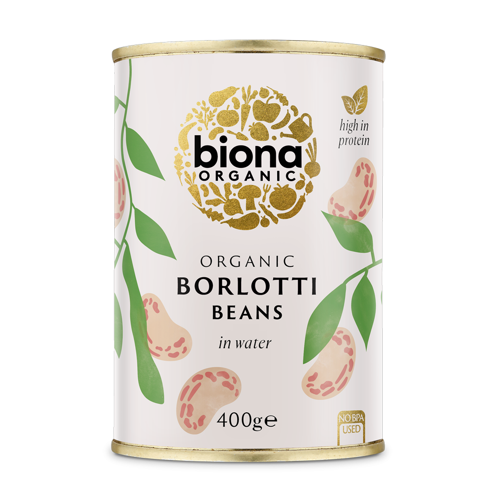 Biona Organic Borlotti Beans 400g