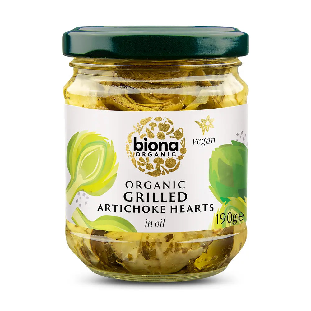 Biona Organic Grilled Artichoke Quarters 190g