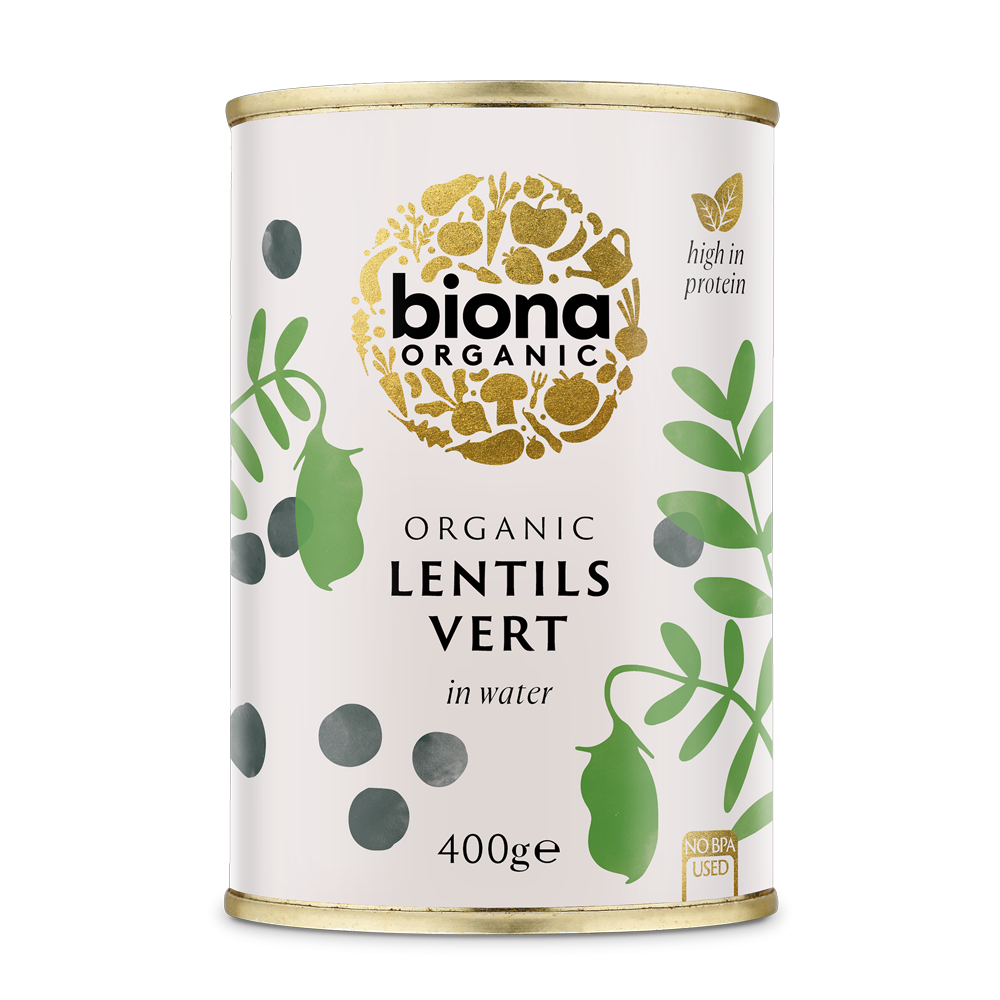 Biona Organic Lentils Vert 400g