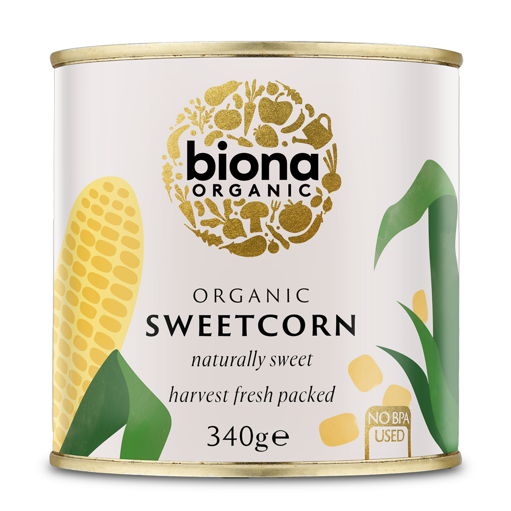 Biona Organic Sweetcorn Can  340g