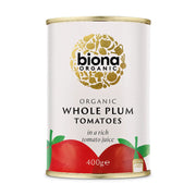 Biona Organic Whole Plum Peeled Tomatoes 400g