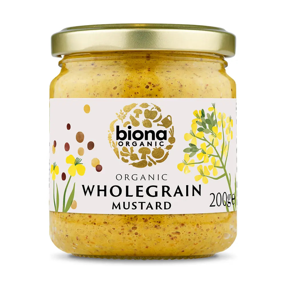 Biona Organic French Wholegrain Mustard 200g