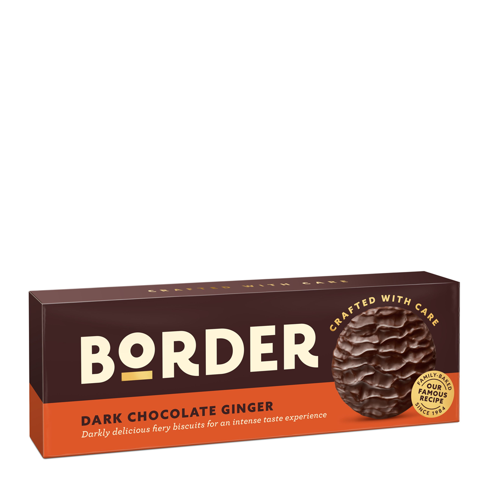 Border Biscuits Dark Chocolate Ginger 150g