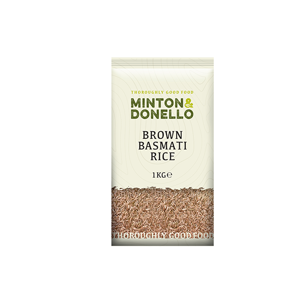 Minton & Donello Brown Basmati Rice 6 x 1Kg
