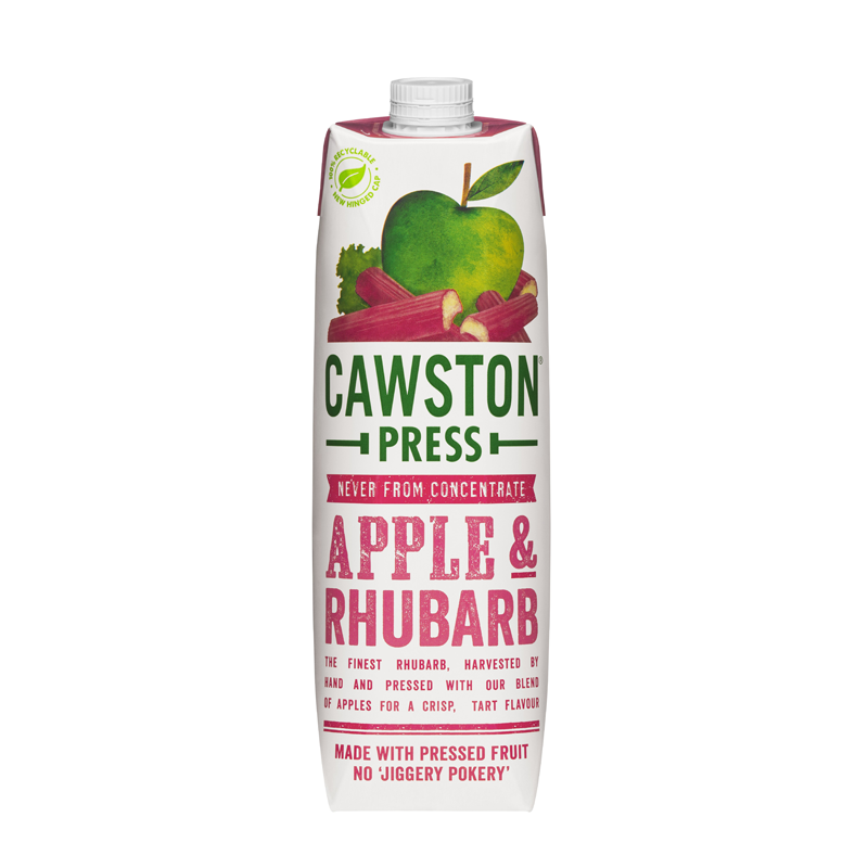 Cawston Press Pressed Apple & Rhubarb 1 Litre