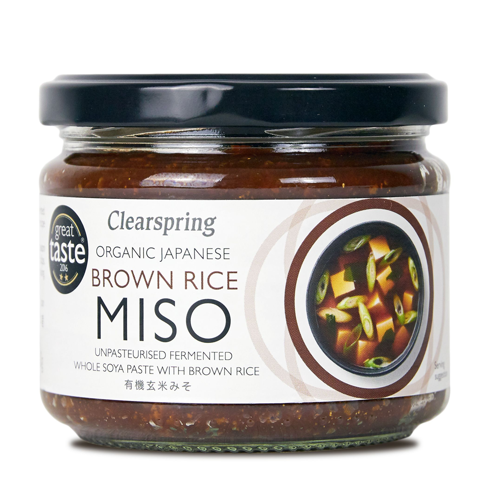 Clearspring Organic Unpasteurised Miso Brown Rice Jar 300g
