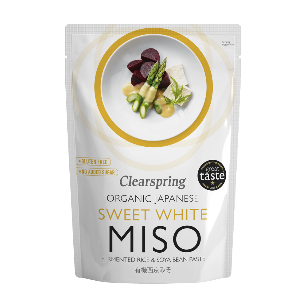 Clearspring Organic Sweet White Miso Pouch 250g