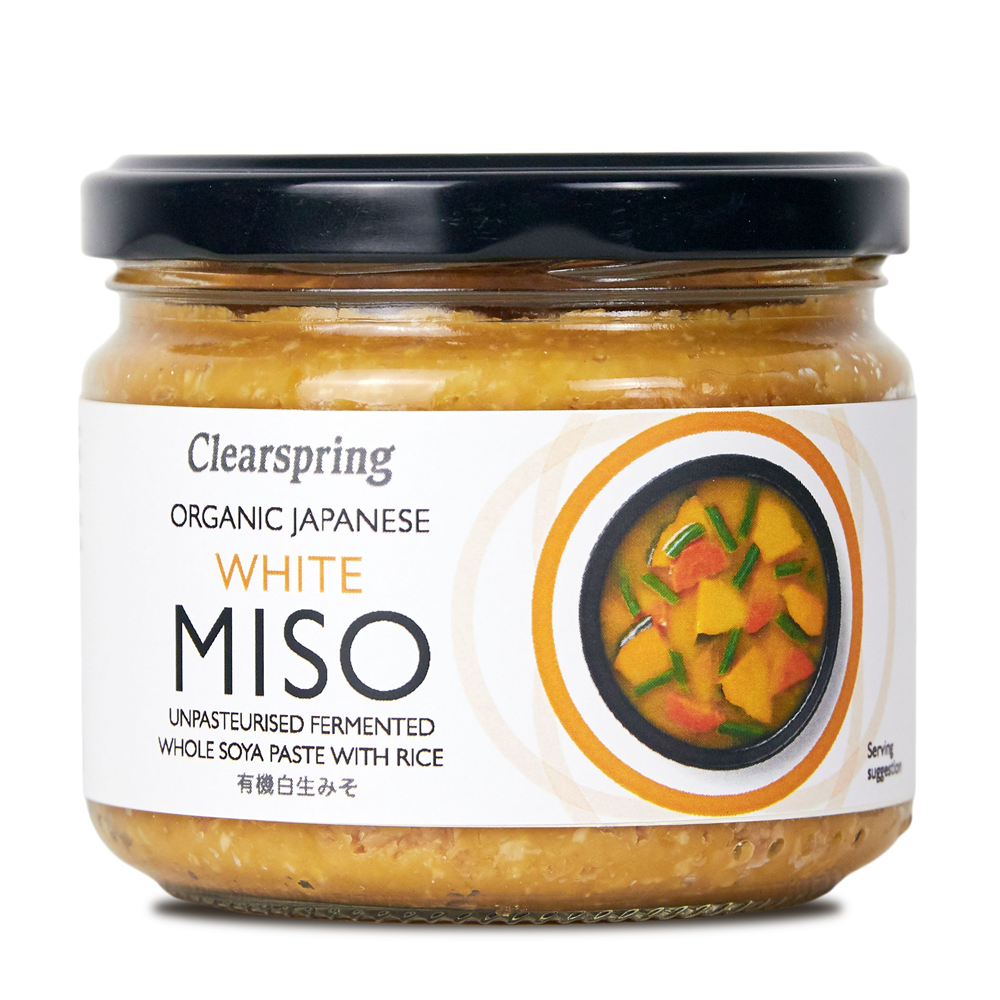 Clearspring Organic Unpasteurised White Miso Jar 270g