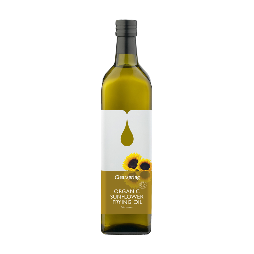 Clearspring Organic Sunflower Frying Oil 1 Litre