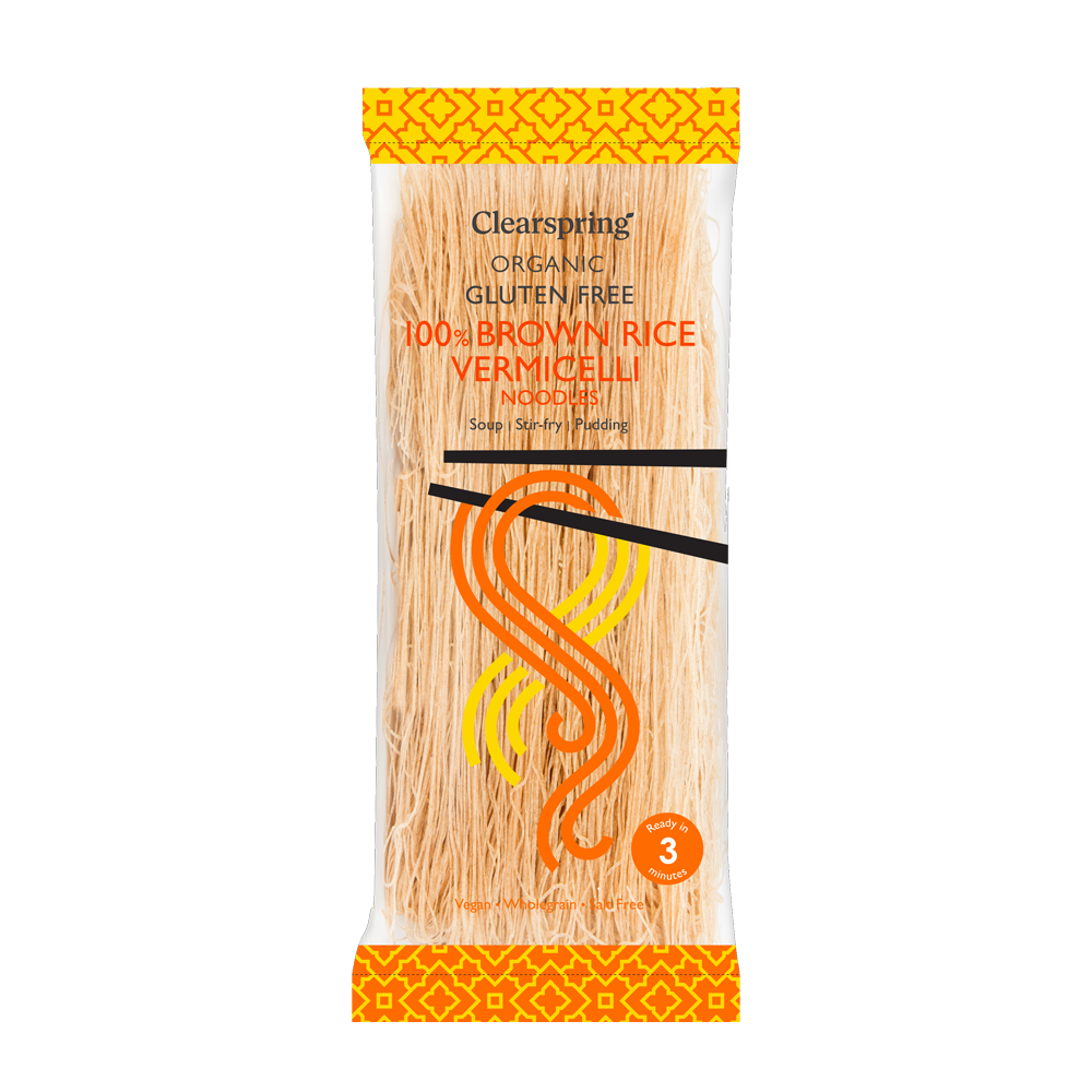 Clearspring Organic Gluten Free Brown Rice Vermicelli Noodles 180g
