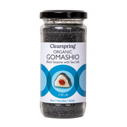 Clearspring Organic Gomashio Black Sesame with Sea Salt 100g