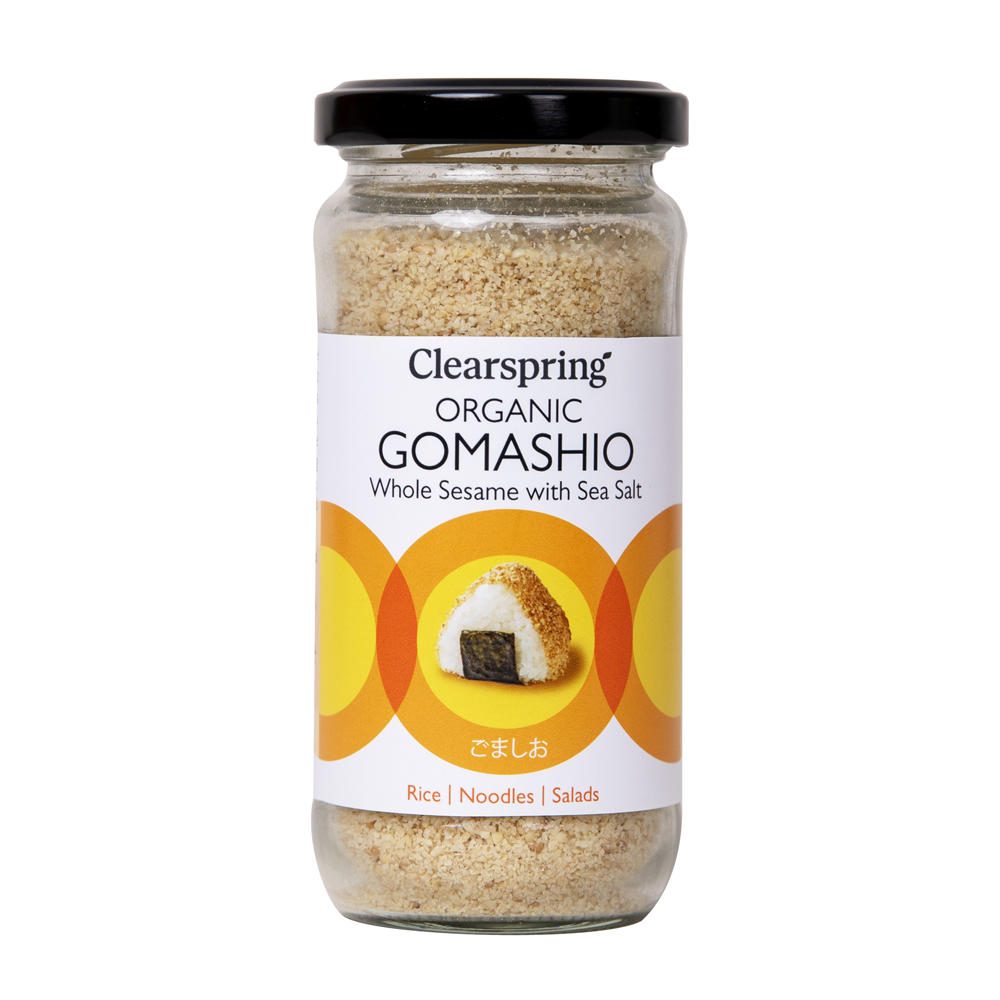 Clearspring Organic Gomashio Whole Sesame with Sea Salt 100g