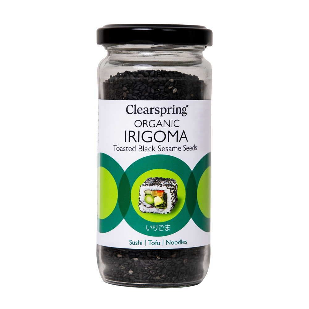 Clearspring Organic Irigoma Toasted Black Sesame Seeds 100g