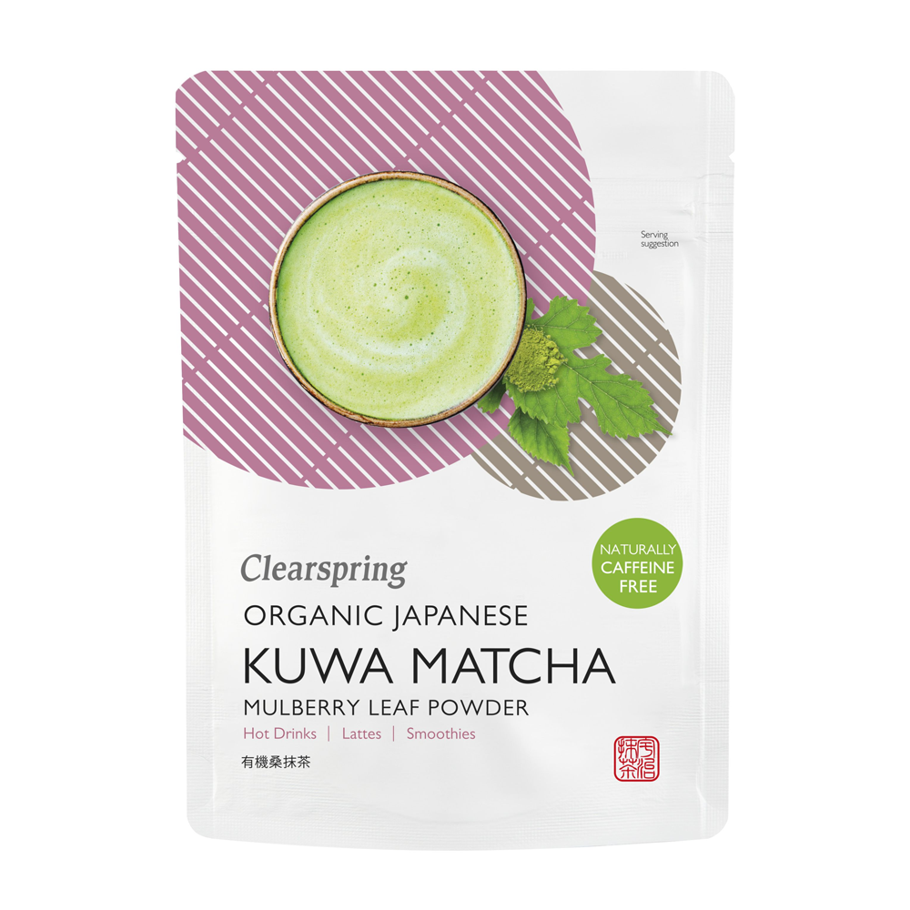 Clearspring Organic Japanese Kuwa Matcha Mulberry Leaf Powder 40g