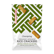 Clearspring Organic Olive Oil and Salt Japanese Rice Crackers 50g