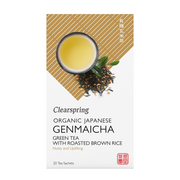 Clearspring Organic Japanese Genmaicha Tea Bag Box 36g