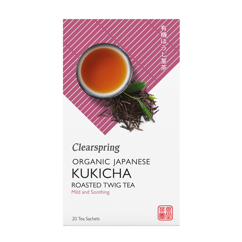 Clearspring Organic Japanese Kukicha Tea Bag Box 36g