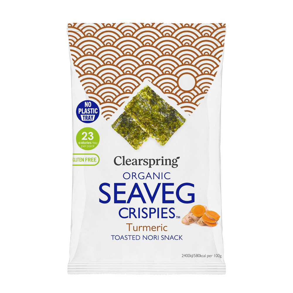 Clearspring Organic Seaveg Crispies Turmeric 4g