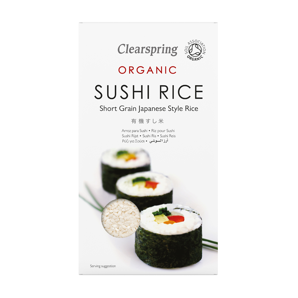 Eco Spring Rice Clearspring Organic Sushi Rice 500g | Navera