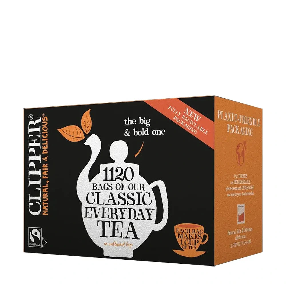 Clipper Fairtrade Everyday One Cup Tea 1120 Bags