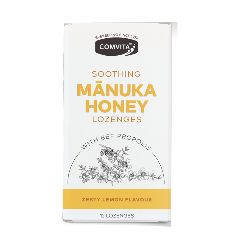 Comvita Manuka Honey Lozenges with Propolis Lemon 12 Pieces