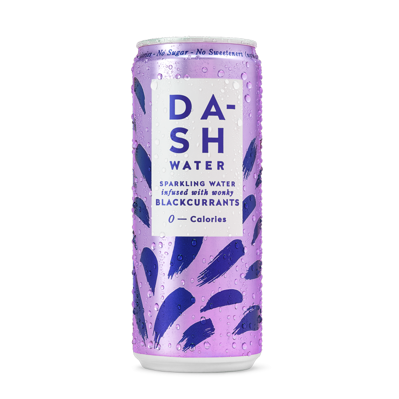 Dash Water Sparkling Blackcurrant 12 x 330ml