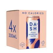Dash Water Sparkling Peach Multipack 6 x 4x330ml